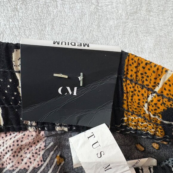 Cactus Man Mens Abstract Print Shorts Size M / 32 Black Multi-Color - Picture 5 of 14